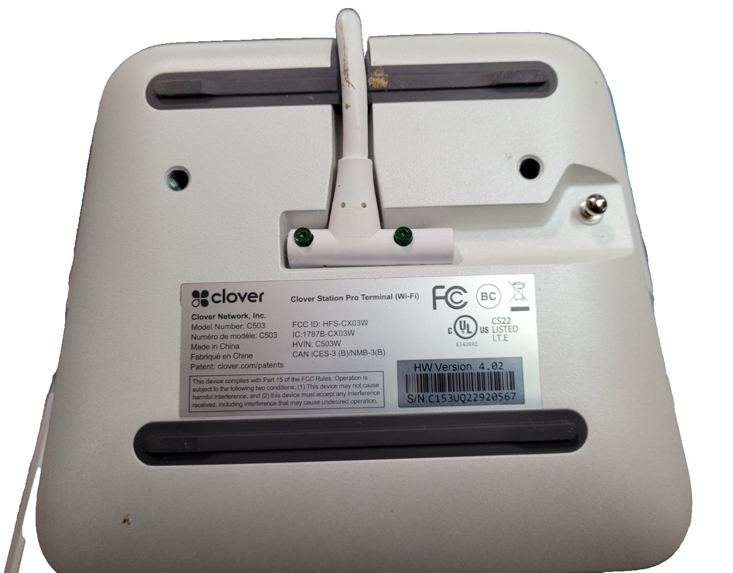 Clover Station Pro w/Display-S503 Terminal-C503 Printer-P501 Hub-H500–Unlocked