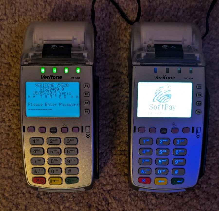 Elavon Verifone VX520 Terminal Pin Pad Card Payment Processing POS