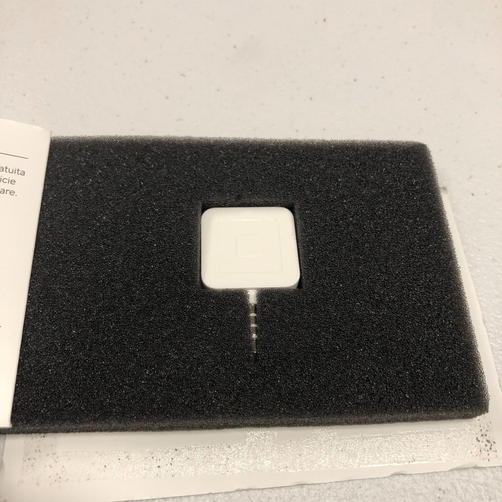 Square Credit Card Reader White Chip for iPhone iPad and Android