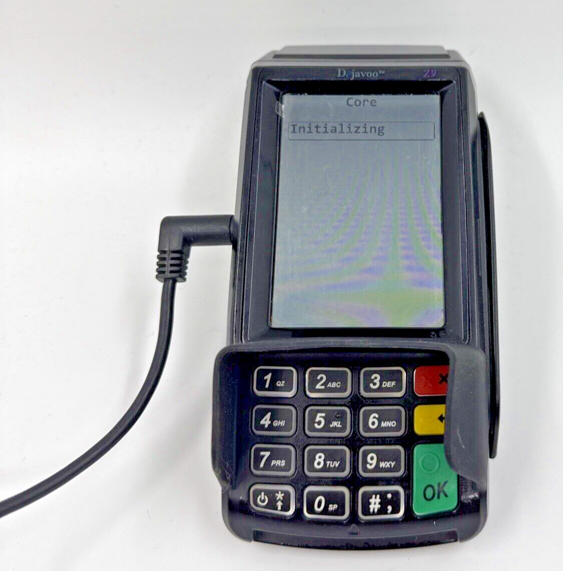 Dejavoo Z9 3.5″ VEGA3000 LCD POS Credit Card Terminal w/ Power Adapter Tested