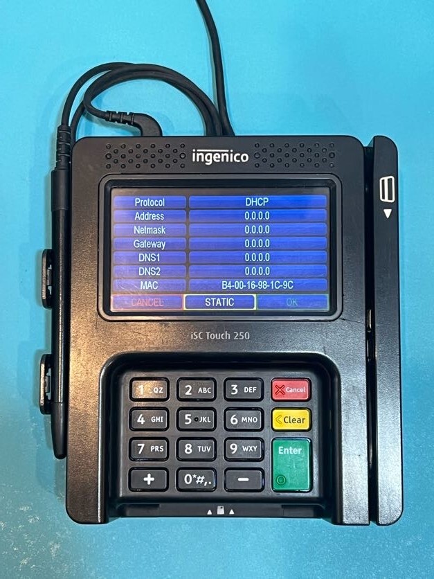 Ingenico (LOT OF 10!) Card Reader ISC250-V4 w/ Pen (Power cables not included)