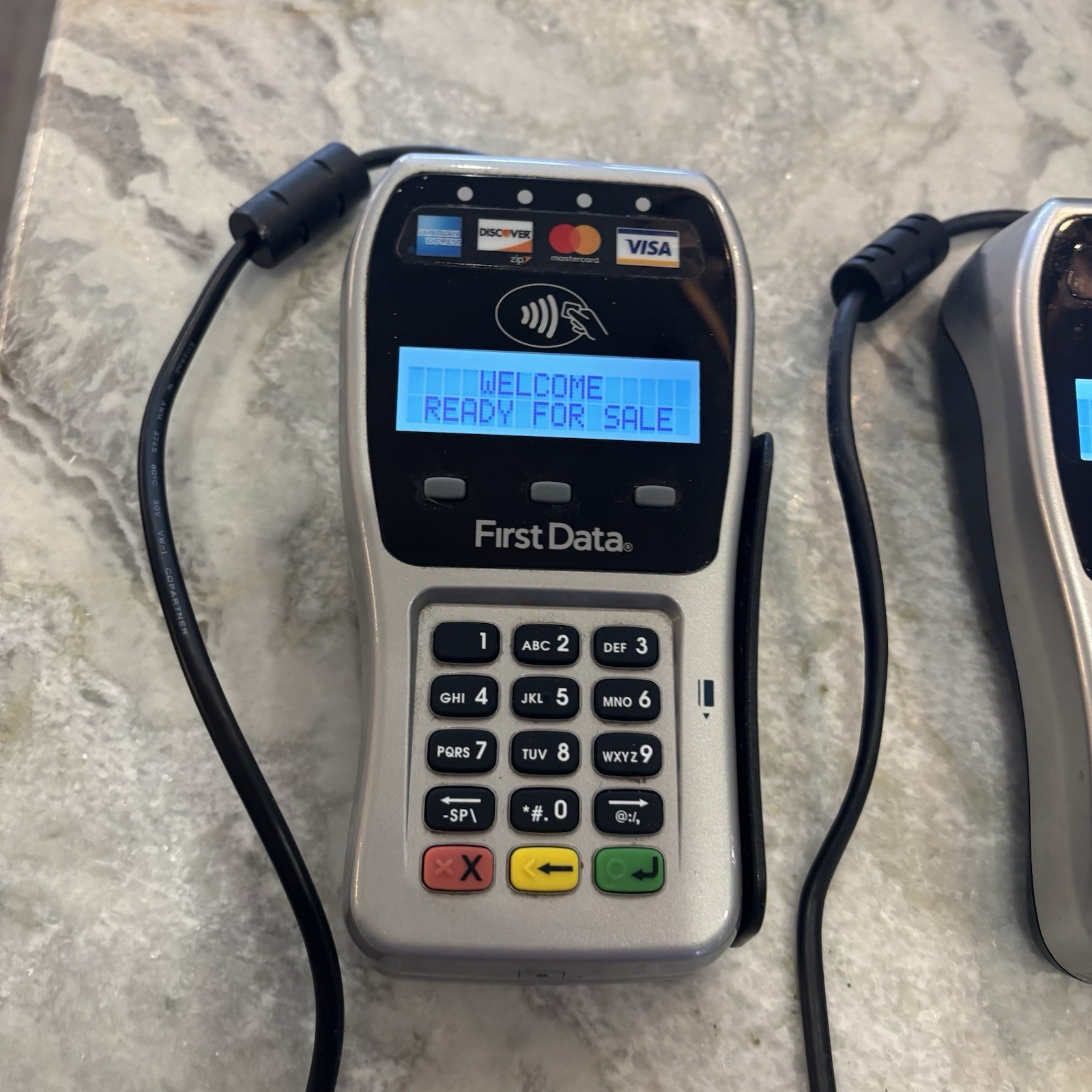Lot of 3 First Data FD-35 Credit Card Pin Reader Card Read POS USED