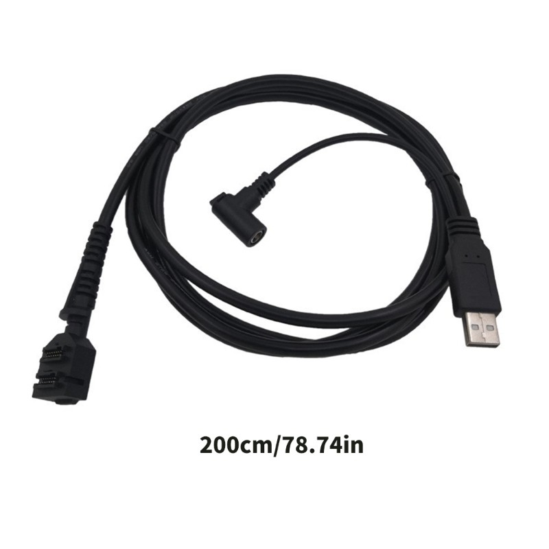 Flexible 14pin IDC DC5521 Female Power USB Cable For VX805 VX820 Scanner Line