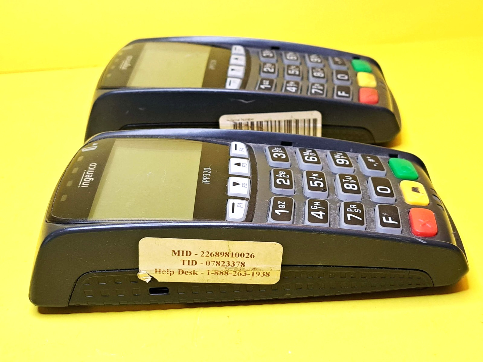 ⚡100% UNTESTED⚡LOT OF 2x INGENICO IPP320 CREDIT CARD PAYMENT TERMINAL COUNTERTOP