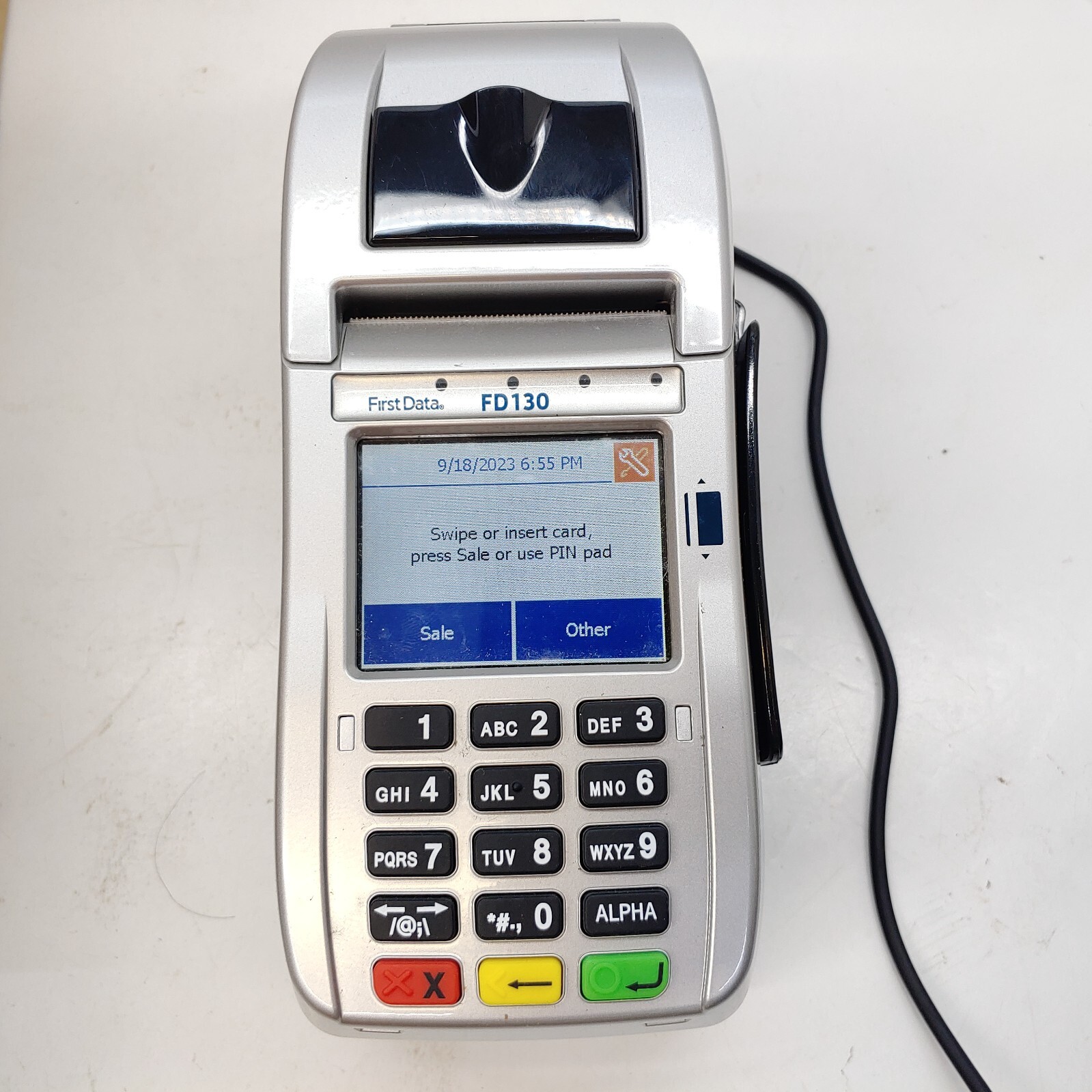 First Data FD130 Credit Card Terminal Machine Power Supply W/ WIFI