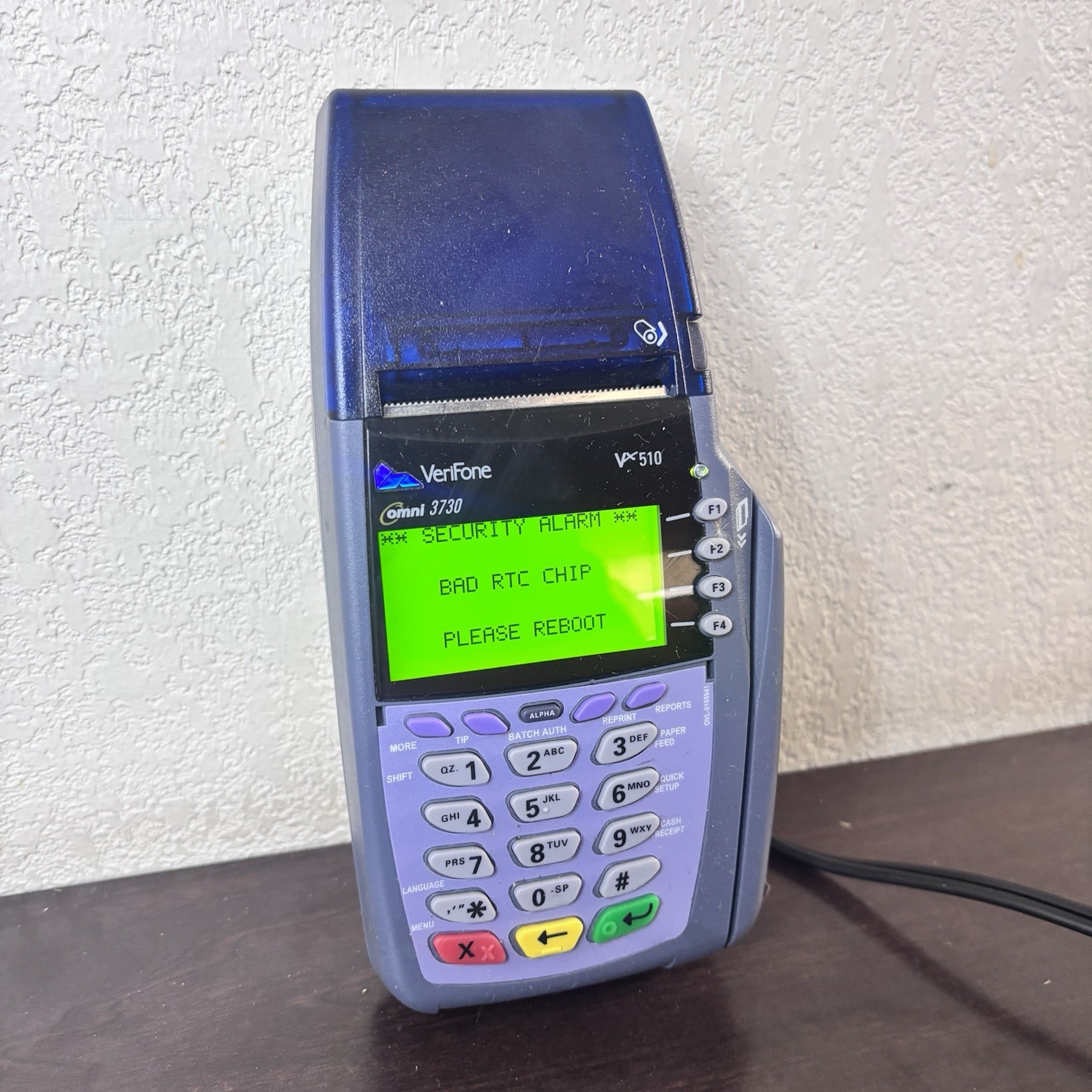 VeriFone Vx510 Omni-5100 Wireless Credit Card Portable Swiper/Printer Terminal