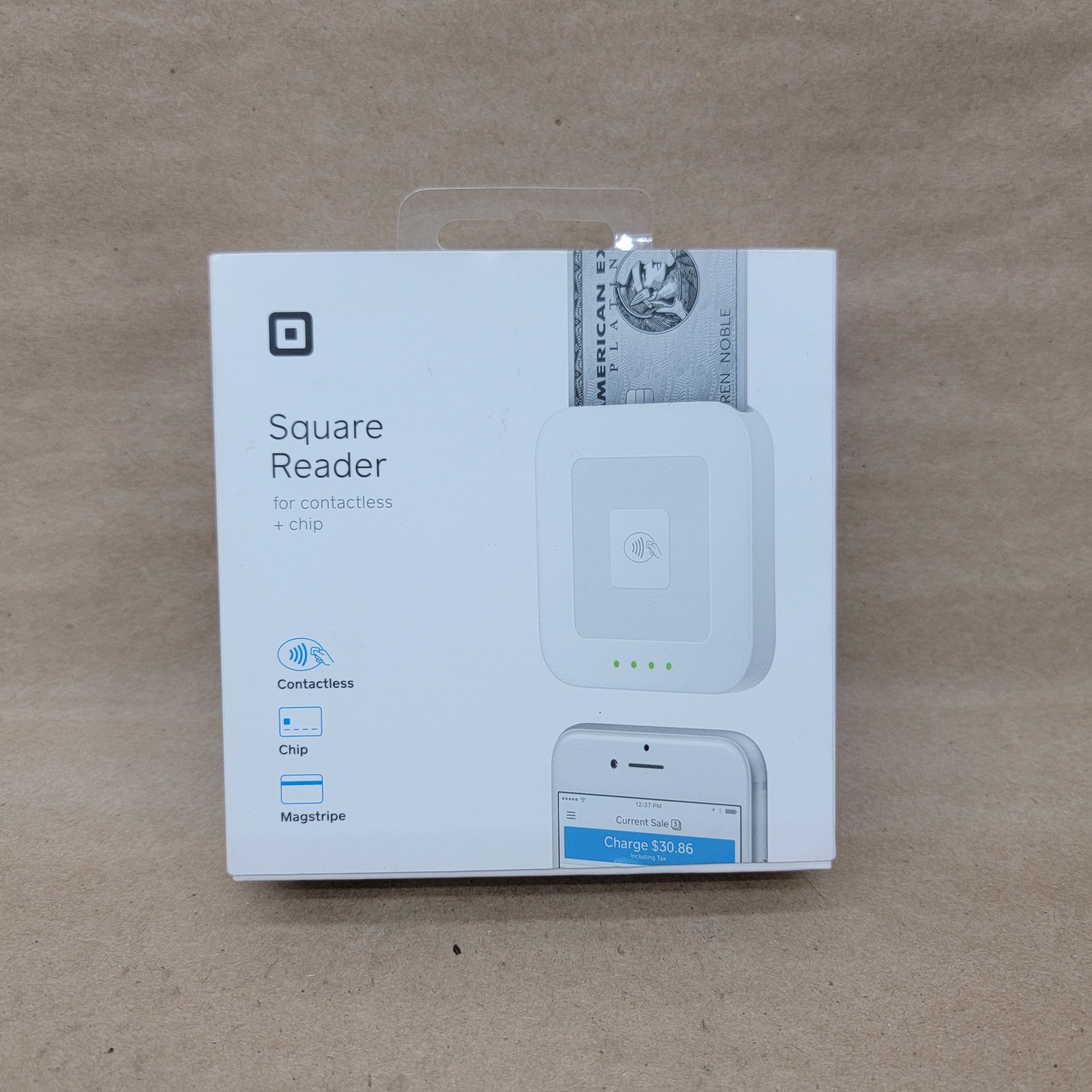 Square Contactless Chip Magstripe Bluetooth Credit Card Reader A-SKU-0485