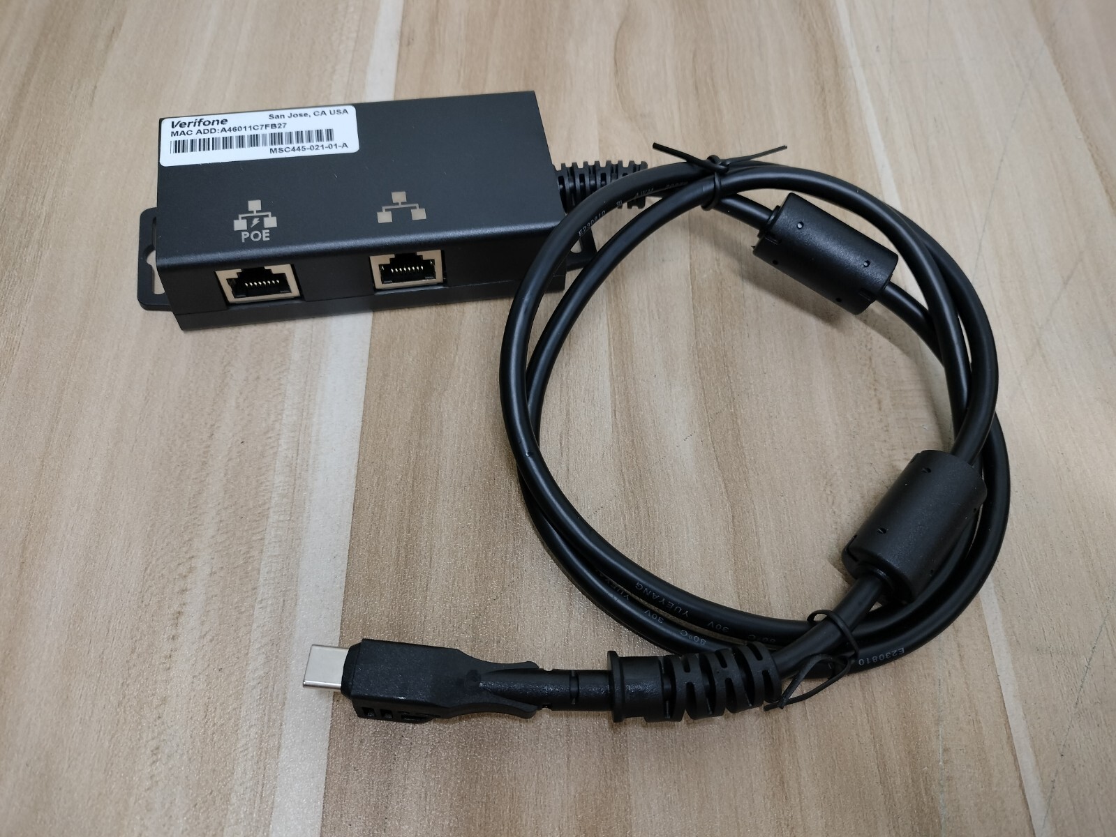 Verifone (MSC445-021-01-A) M4 PoE ETH Ethernet Cable Assembly
