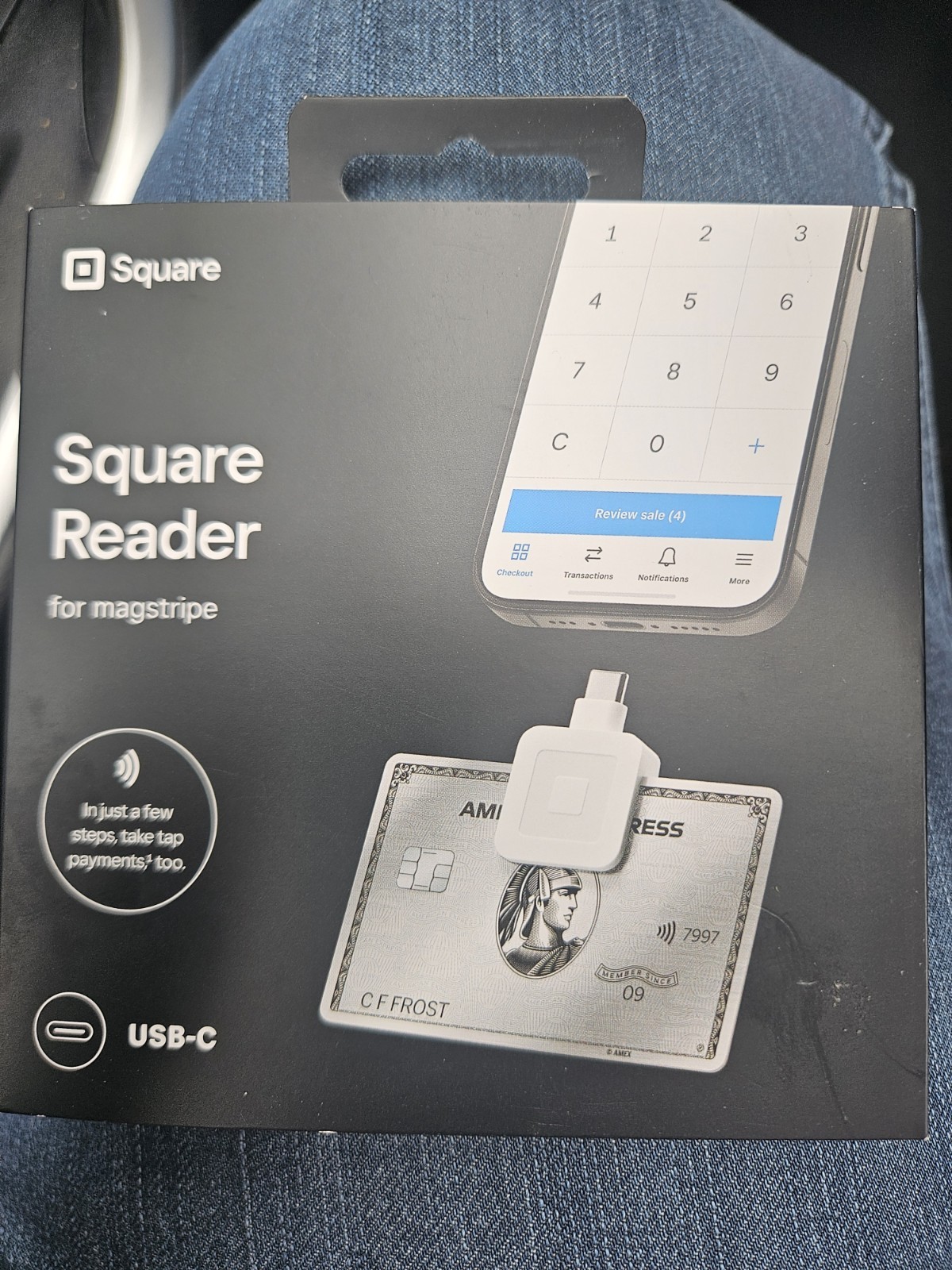 Square Reader For magstripe (USB-C) Mobile Credit Card Readers