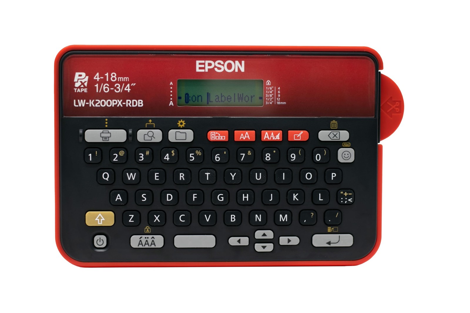 LABELWORKS Epson LW-K200PX-RDB Portable QWERTY Keyboard Label Maker for Home …