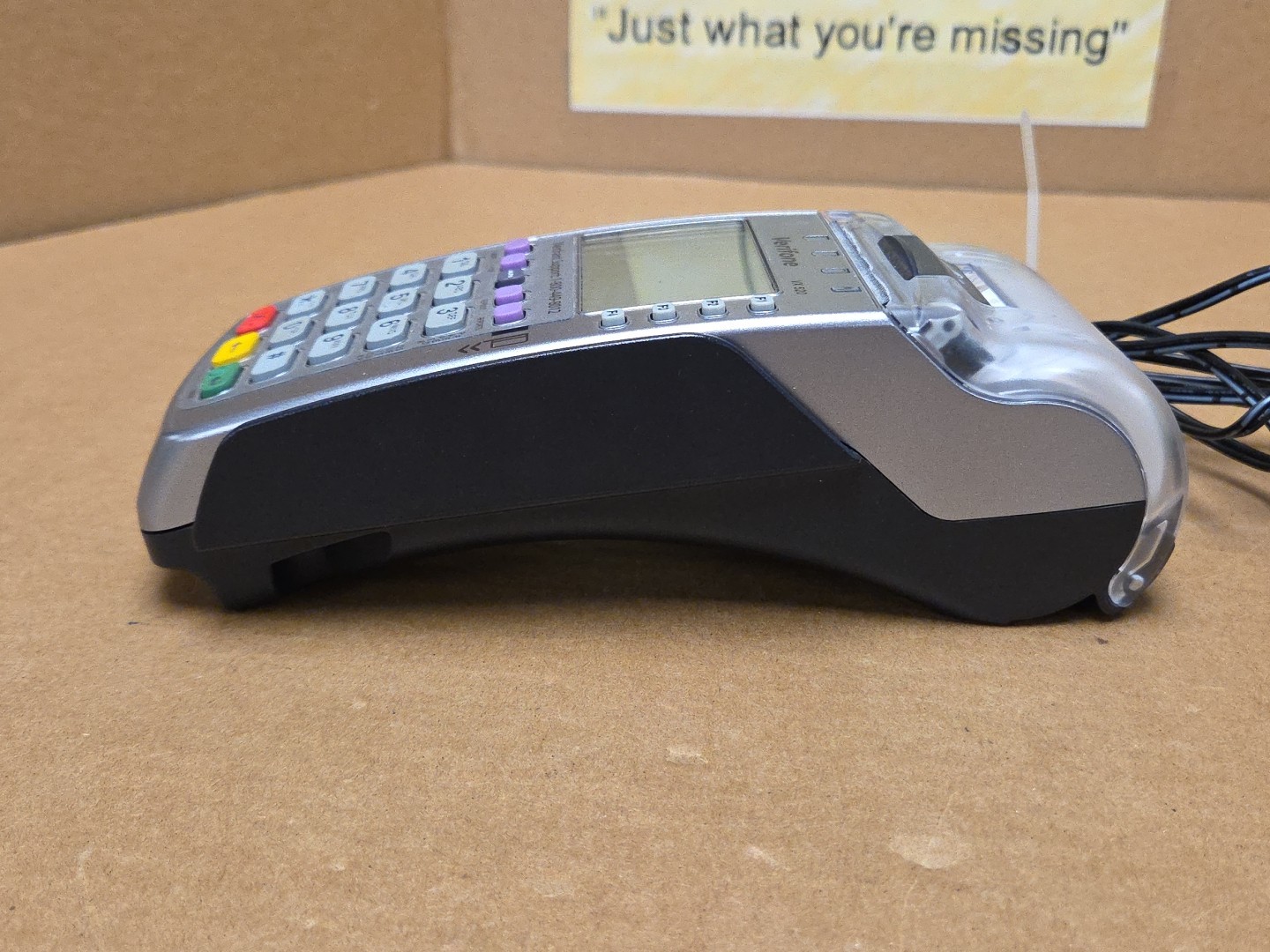 VERIFONE VX520 CREDIT / DEBIT CARD POS TERMINAL WITH POWER CORD *UNTESTED