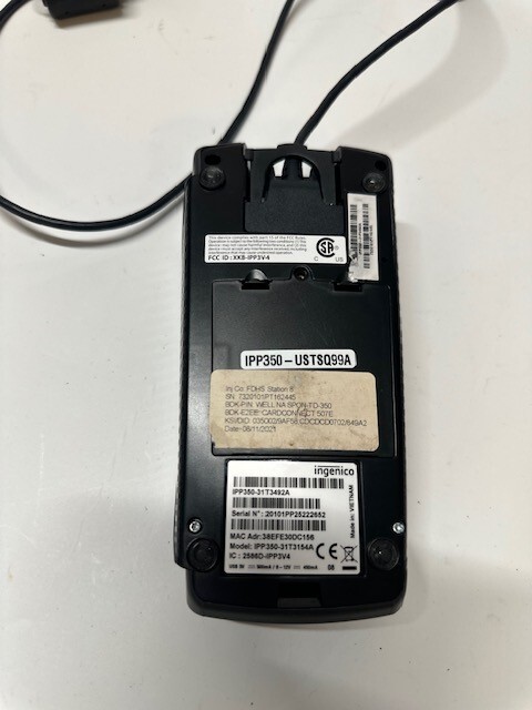 Ingenico iPP350-31T3154A USB Credit/Debit/Chip Card Reader Payment Terminal