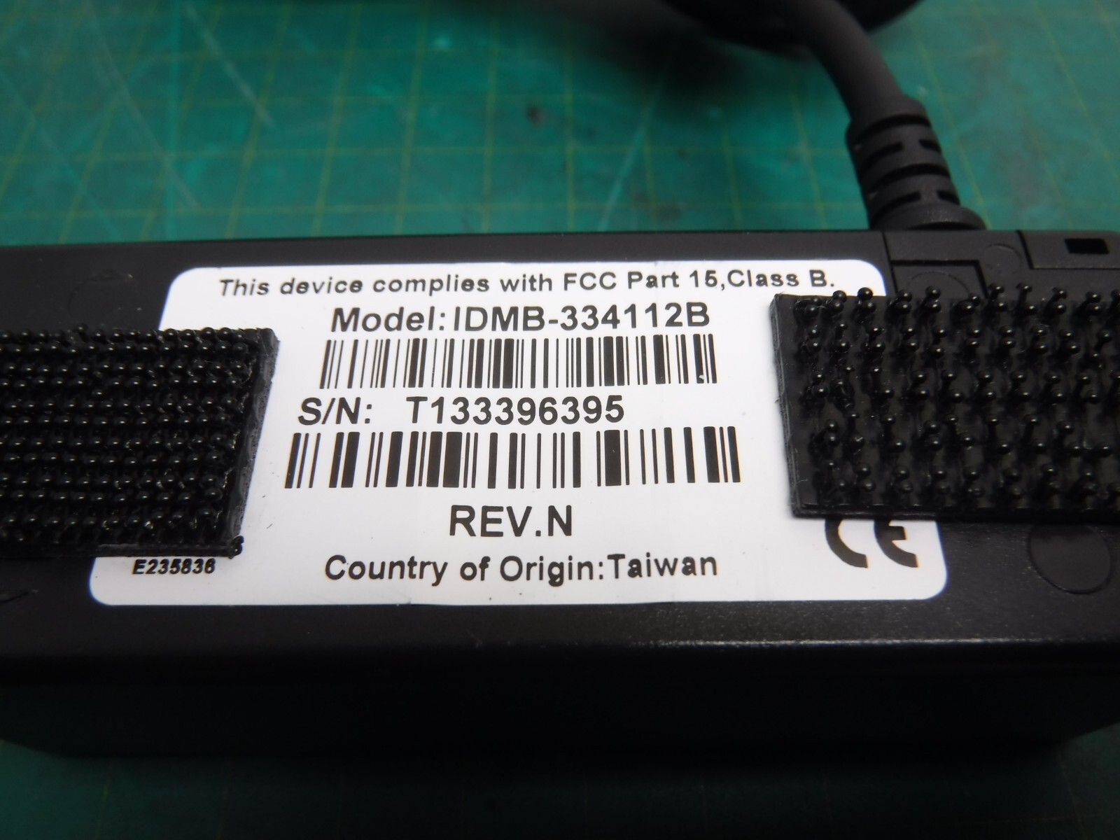 ID Tech IDMB-334112B USB Magnetic Strip Reader Black TESTED WORKING