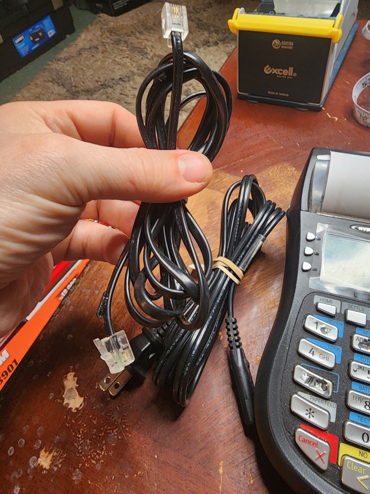 Hypercom Optimum T4210 Point Of Sale Credit Card Terminal