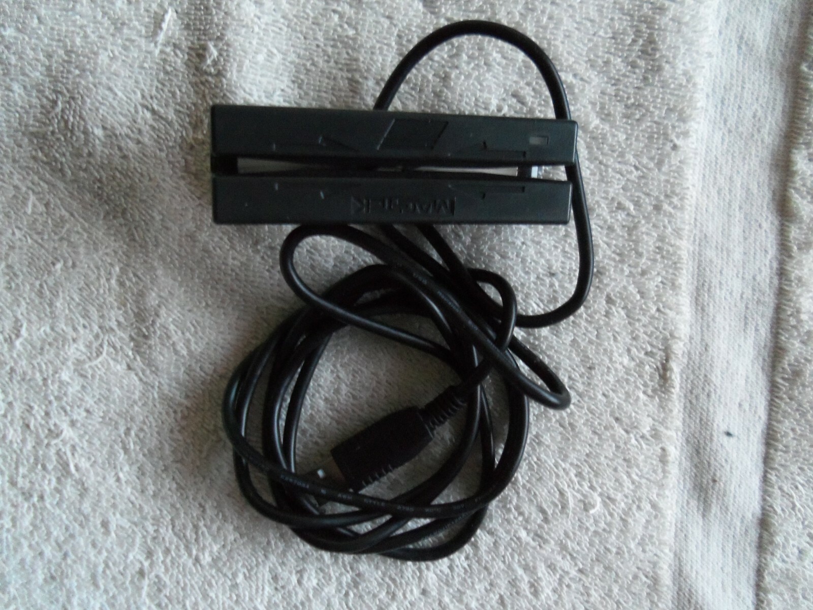 lot of 2 magtek dual head swipe usb card reader