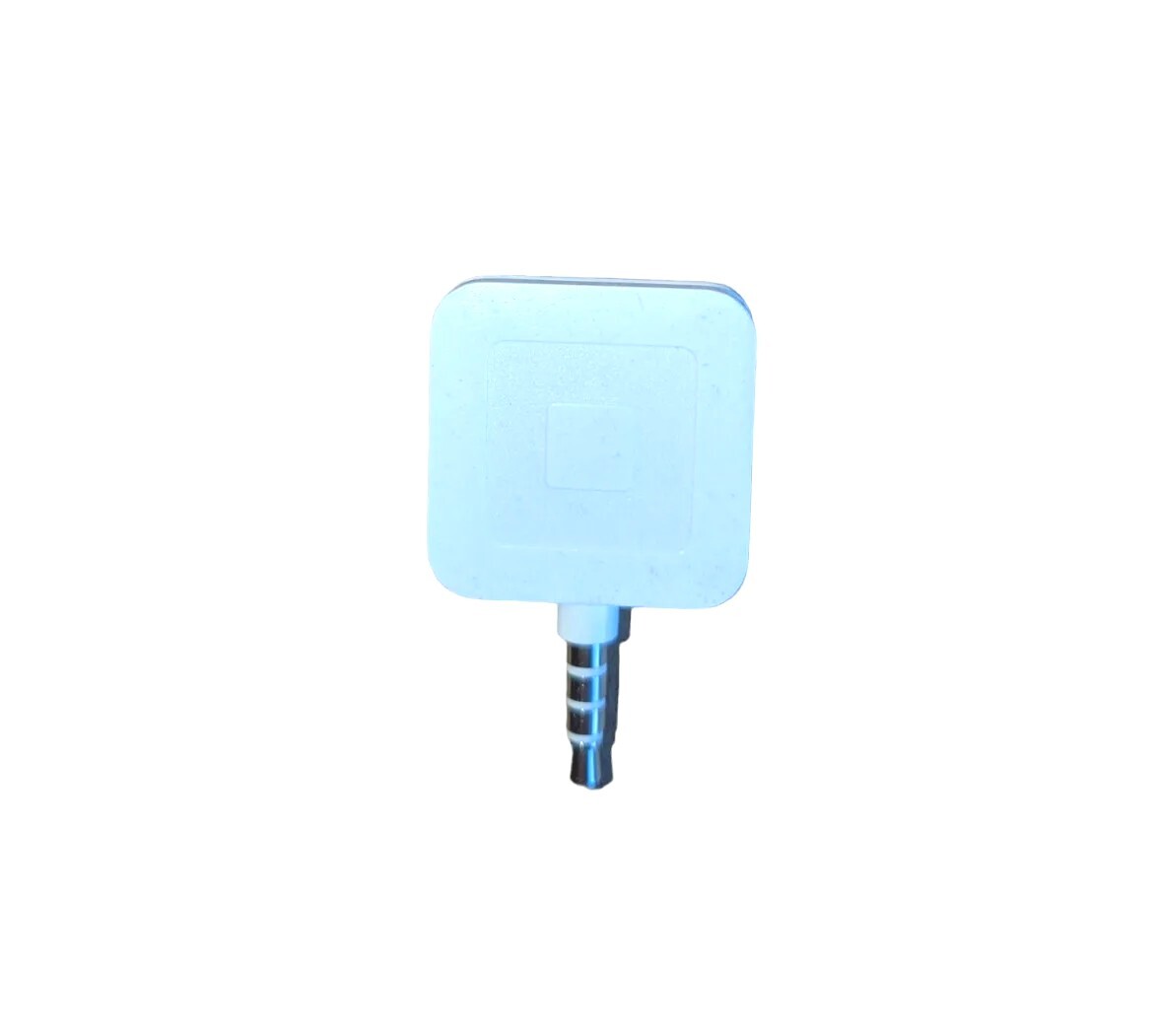 Square Credit Debit Card Reader Mobile Devices 3.5mm Headphone Jack White