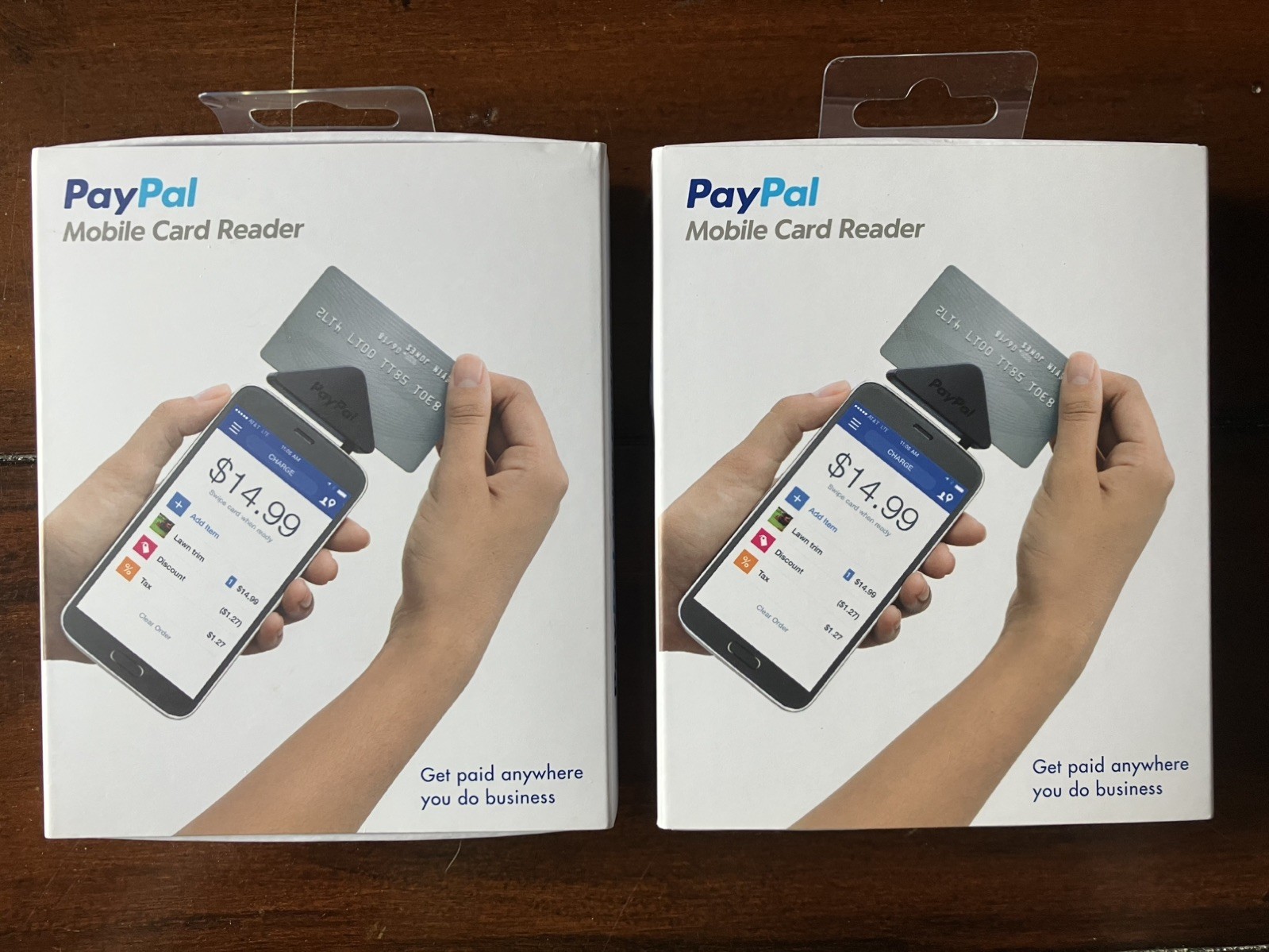 PayPal Mobile Card Reader Audio Jack LOT OF 2 Swiper For iPhone Android RETIRED