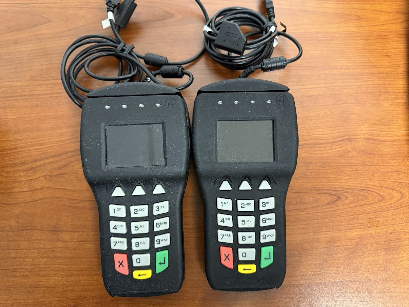 Lot of 5 MagTek DynaPro 30056013 PIN Pad Credit Card Reader – Parts No Power