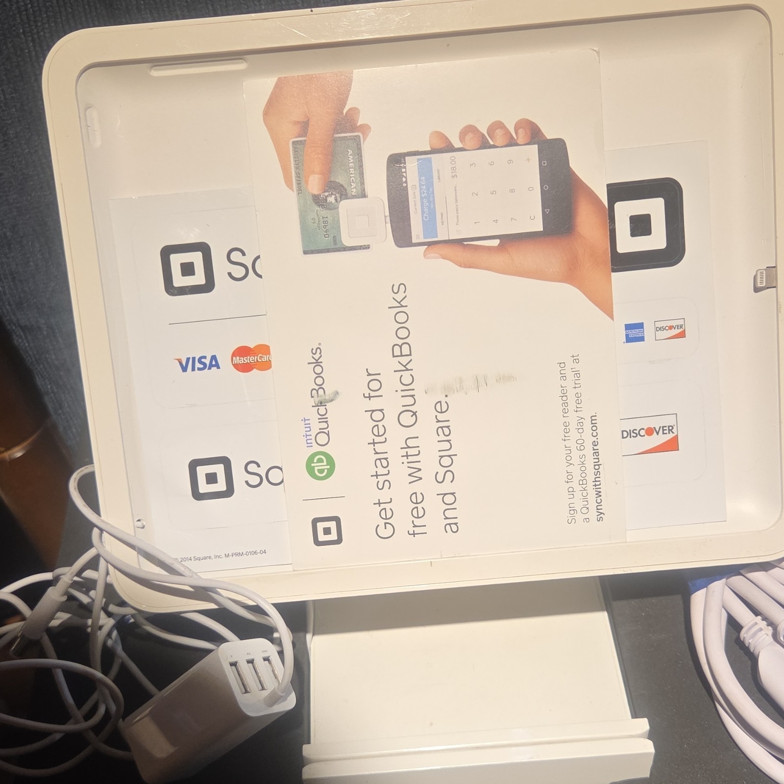 Square Stand Credit Card Terminal Point of Sale for iPad Model MPA-07066-04