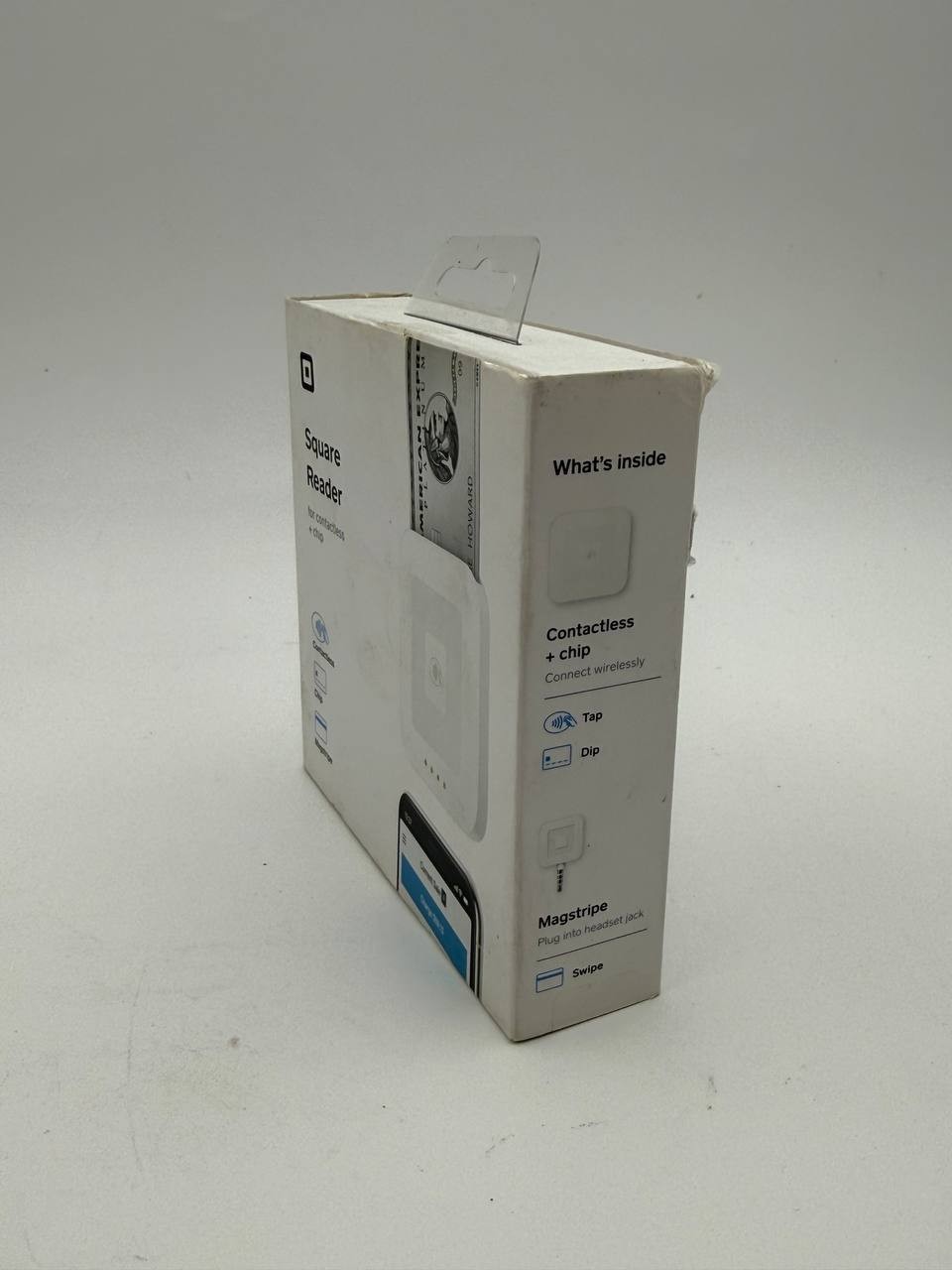 Square Reader A-SKU-0636 Contactless Chip Magstripe Card Reader Open Box
