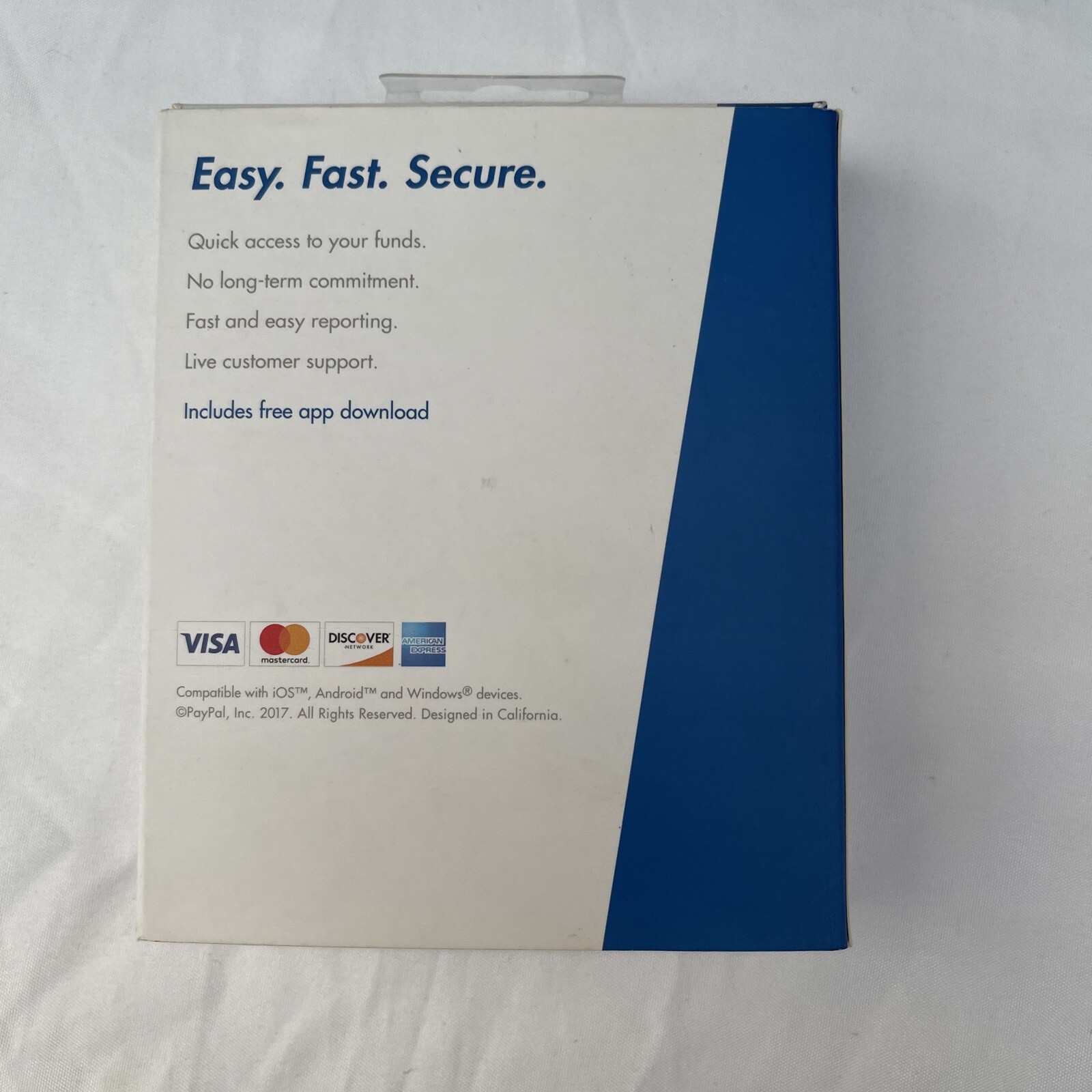 Paypal Mobile Card Reader Scanner Point Of Sale Device iPhone Android Windows